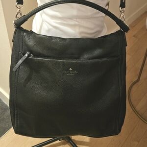 Kate Spade New York Black Michaela Chester Street Leather Hobo